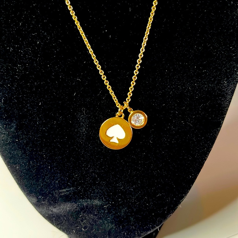 Kate Spade Spot the Spade necklace